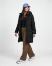 JDY JDYBLAIR LONG HOOD PUFFER Nero Piumino Donna - 3