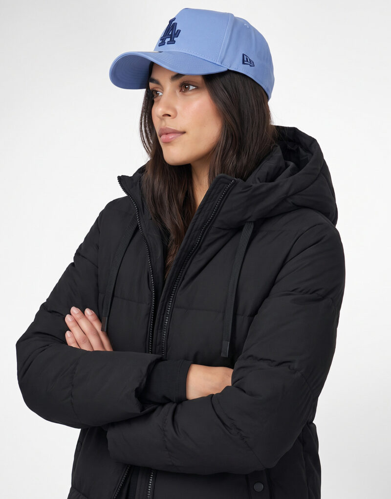 JDY JDYBLAIR LONG HOOD PUFFER Nero Piumino Donna - 5