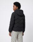 JDY JDYPOWER SHORT HOOD PUFFER Nero Piumino Donna - 4