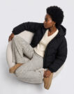 JDY JDYPOWER SHORT HOOD PUFFER Nero Piumino Donna - 5