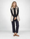 JDY JDYSKYLAR PADDED HOOD WAISTCOAT OTW Beige Piumino Donna - 2