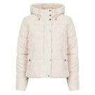 JDY JDYVITA CORD SHORT HOOD PUFFER Beige Piumino Donna - 1