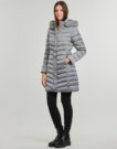 Geox W BETTANIE LONG JKT Grigio Piumino Donna - 3
