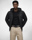 Guess PANELED PUFFER JACKET Nero Piumino Uomo - 2