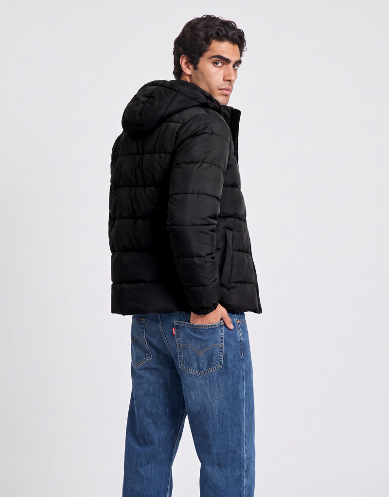 Schott ETHLEY Nero Piumino Uomo - 4