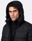 Schott ETHLEY Nero Piumino Uomo - 5