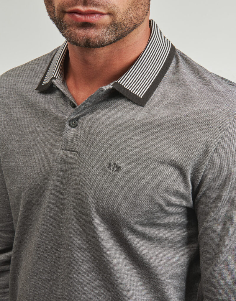 Armani Exchange POLO SHIRT Multicolore Polo maniche lunghe&nbsp;Uomo - 5