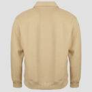 Lacoste Sweatshirt col polo en piqu&eacute; double face Beige Polo maniche lunga Uomo - 6
