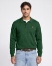 Timberland Cotton Polo Sweater Verde Polo maniche lunga Uomo - 2