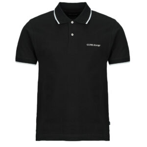 Polo uomo Guess  REG EMBRO SS POLO TIPPING  Nero Guess 7621806977292
