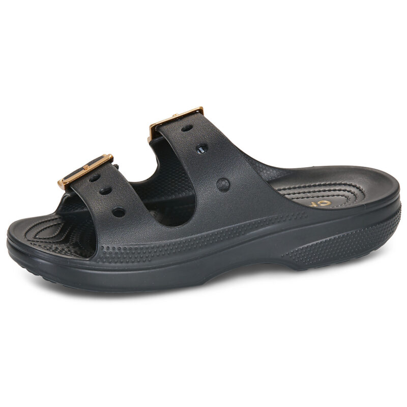 Crocs SATURDAY METALLIC BUCKLE SANDAL W Nero Ciabatta Donna - 4