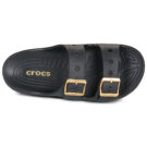 Crocs SATURDAY METALLIC BUCKLE SANDAL W Nero Ciabatta Donna - 6