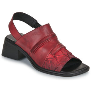 MIRA Red Heeled Sandals