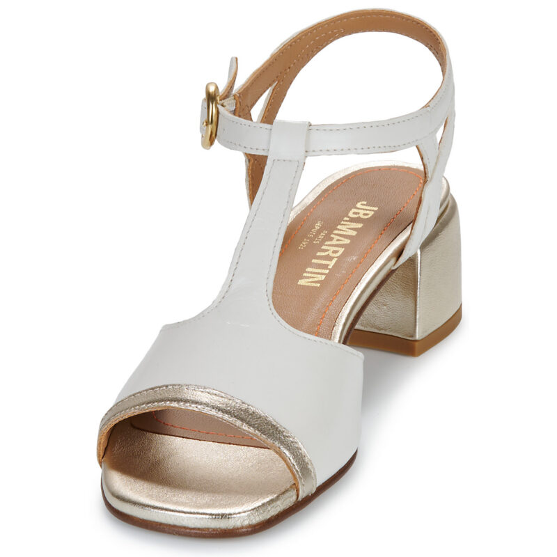 JB Martin MITAINE Bianco Sandali con tacco Donna - 3