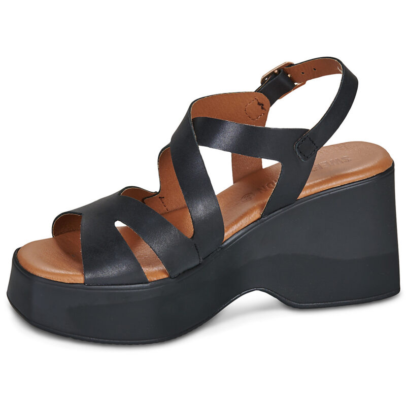 Sweet Lemon COLIBRI Nero Sandali con zeppa Donna - 4