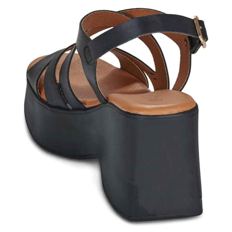 Sweet Lemon COLIBRI Nero Sandali con zeppa Donna - 5