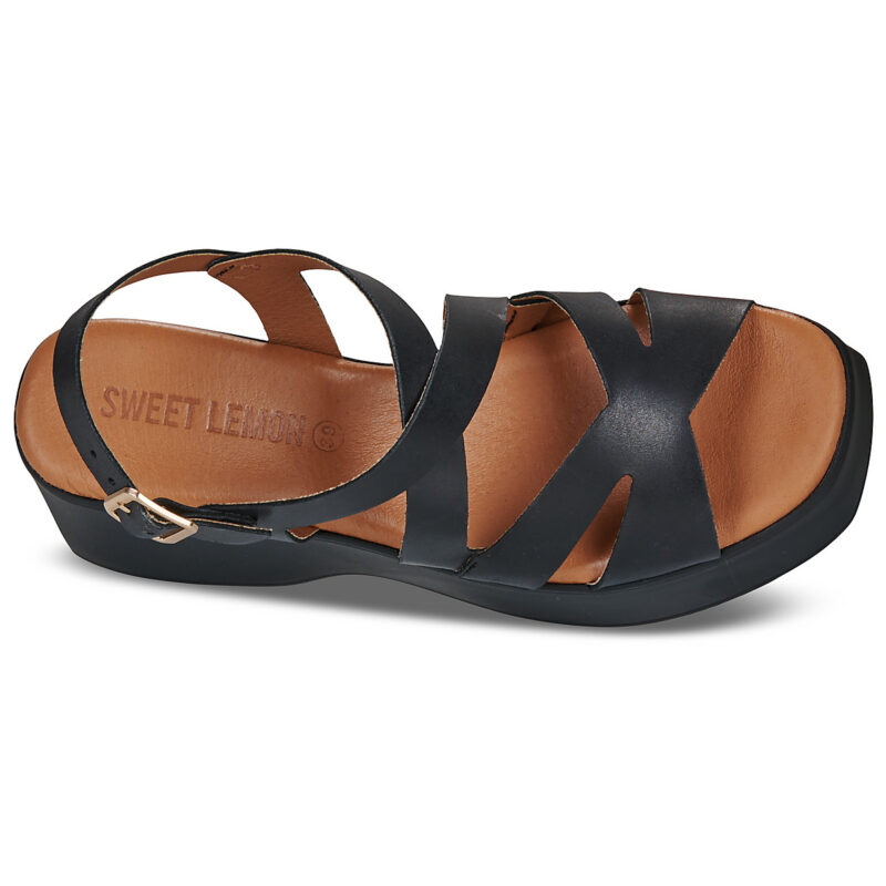 Sweet Lemon COLIBRI Nero Sandali con zeppa Donna - 6