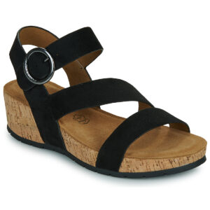 Sandali con zeppa    LILOU  Nero