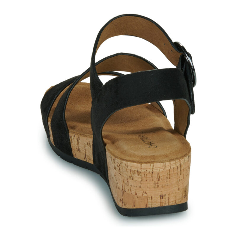 Chattawak LILOU Nero Sandali con zeppa Scarpe - 5