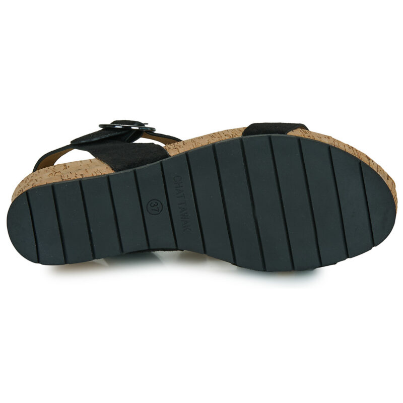 Chattawak LILOU Nero Sandali con zeppa Scarpe - 7