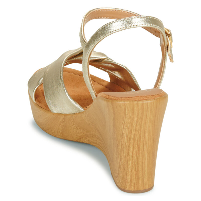 Unisa RAMIRO Oro Sandali con zeppa Donna - 5
