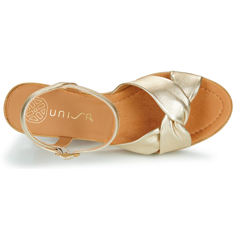 Unisa RAMIRO Oro Sandali con zeppa Donna - 6