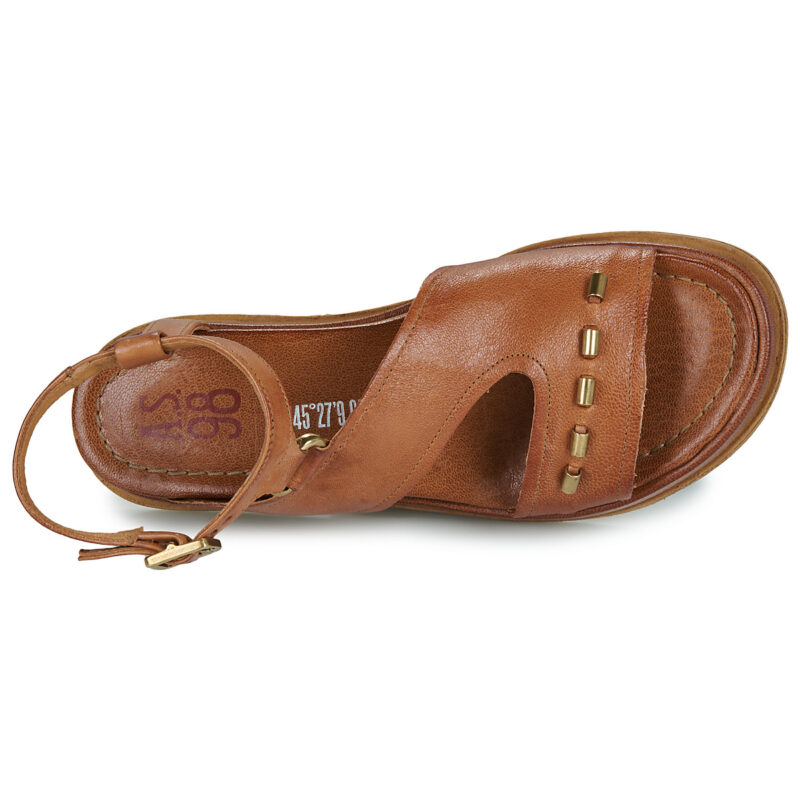 Airstep / A.S.98 SPOON STUD Marrone Sandali con zeppa Scarpe - 6