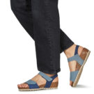 Dream in Green ZAMINI Blu Sandali con zeppa Donna - 8
