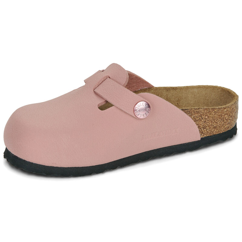 BIRKENSTOCK Boston Kids Birko-flor / Pink / Argilla / Stretto Rosa Zoccoli Bambini - 4