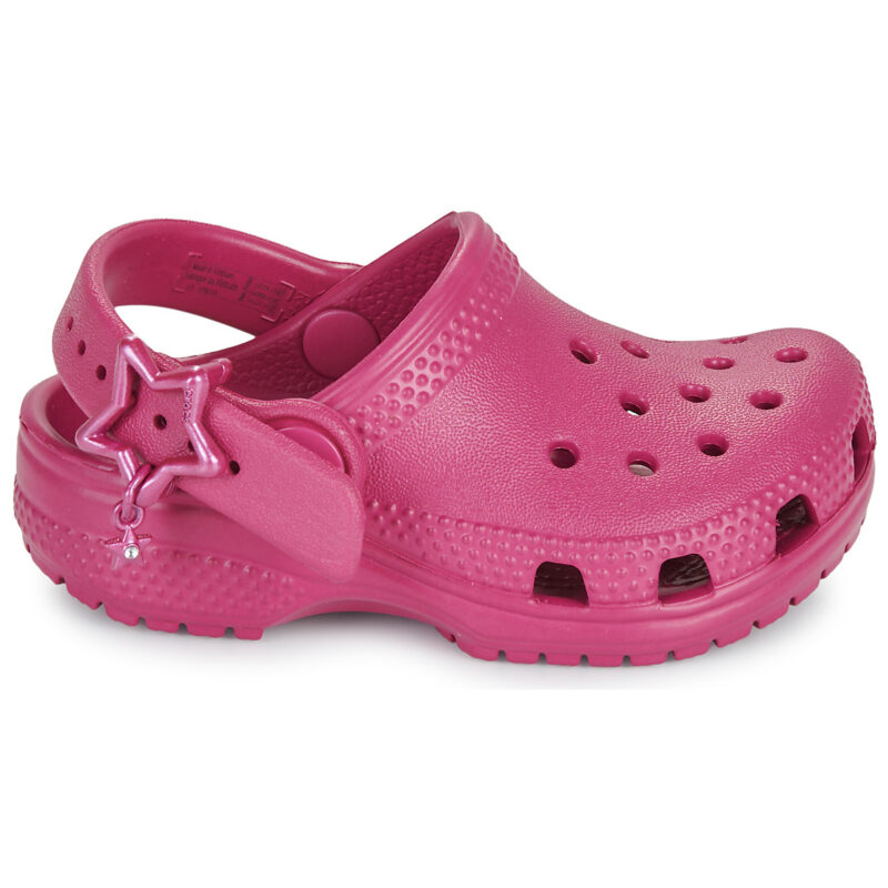 Crocs Classic Star Buckle Clog T Pink Clogs Kids - 2