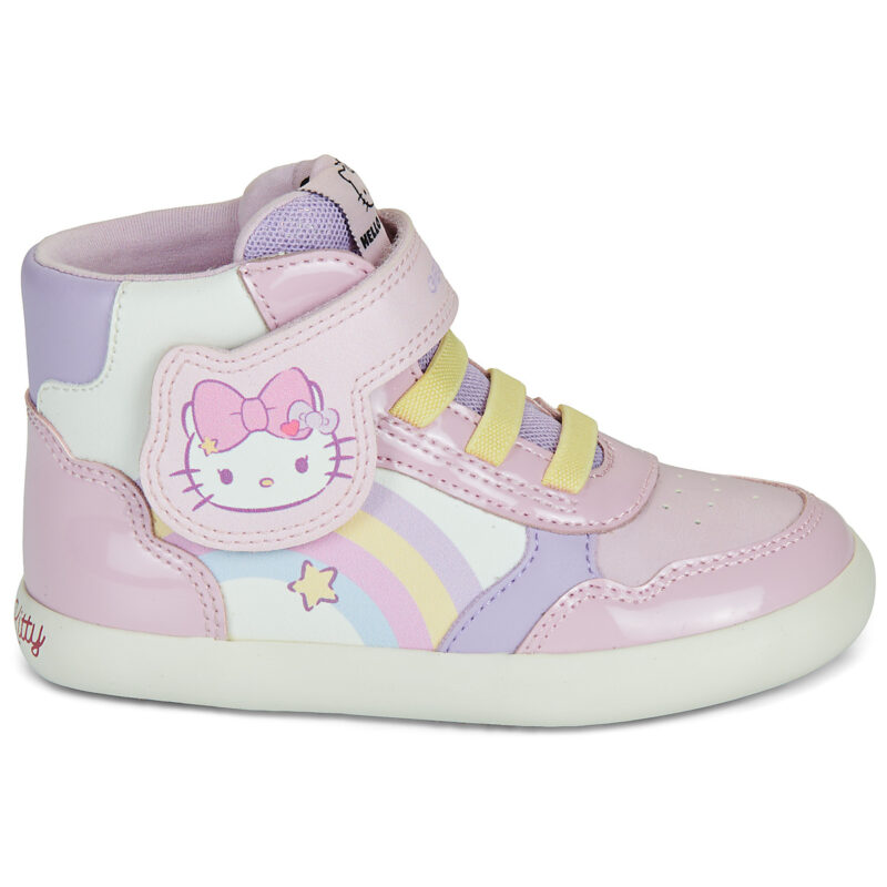 Geox B GISLI GIRL HELLO KITTY Pink Sneakers Child - 2