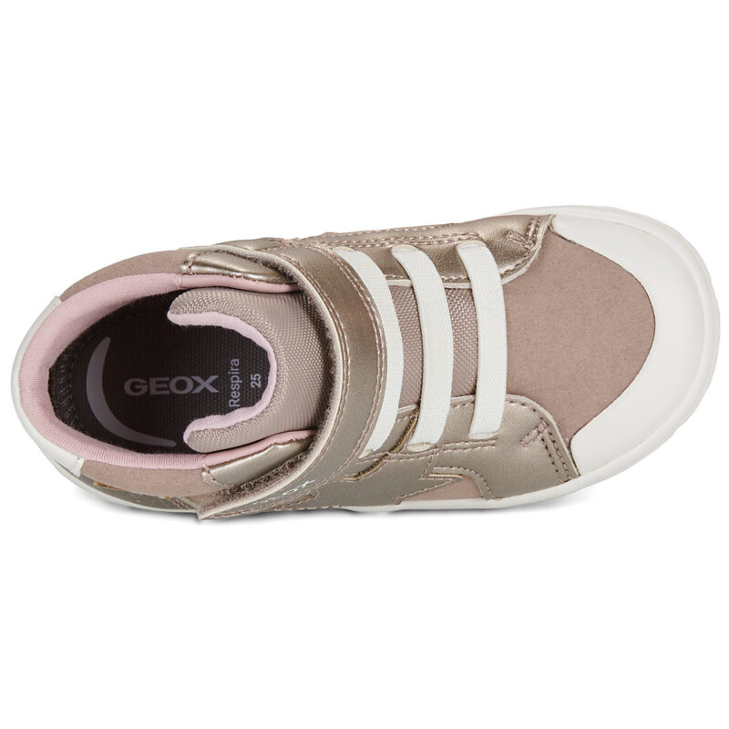 Geox B GISLI GIRL Or Baskets&nbsp;Enfant - 6