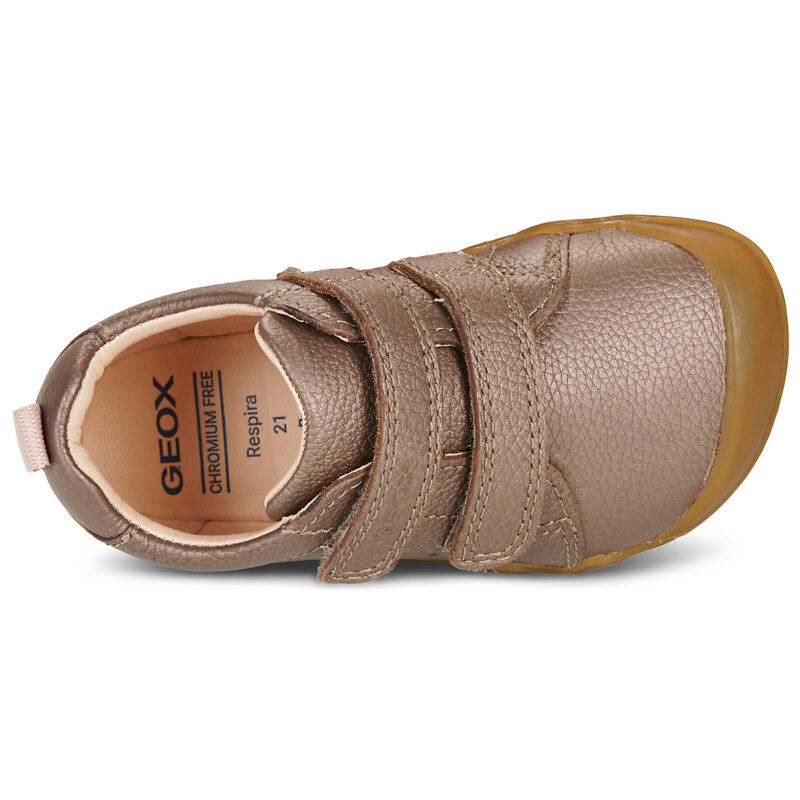 Geox B STEPPIEUP GIRL Gold Sneakers Child - 6