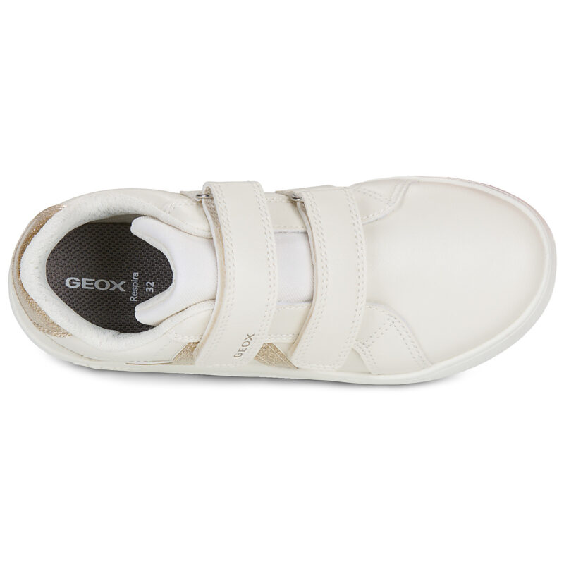 Geox J ECLYPER GIRL Blanc Baskets&nbsp;Enfant - 6