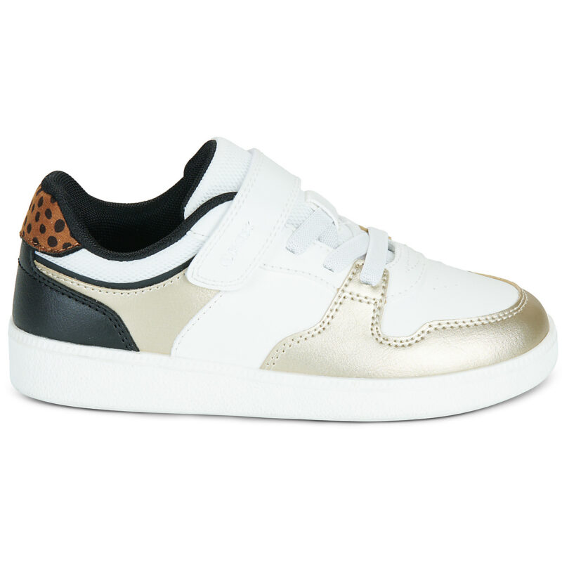 Geox J NEW EMBERLIX GIRL Baskets Blanches Enfant - 2