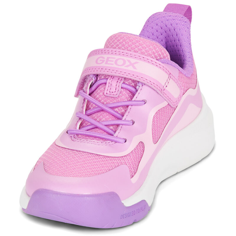 Geox J PRO-RAN GIRL Baskets Rose Enfant - 3