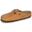 BIRKENSTOCK Boston Pelle / Huilé / Cognac / Regular Marrone Zoccoli Uomo - 4