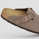BIRKENSTOCK Boston Birko-flor / Mocca / Stretto Marrone Zoccoli Uomo - 4
