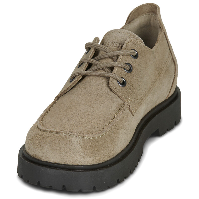 BIRKENSTOCK Highwood Moc Lace Suede / Grigio / Taupe / Stretto Beige Derby Uomo - 3