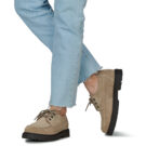 BIRKENSTOCK Highwood Moc Lace Suede / Grigio / Taupe / Stretto Beige Derby Uomo - 8