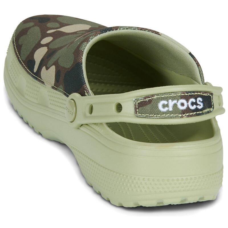 Crocs Classic Crafted Camo Clog Verde Zoccoli Uomo - 5