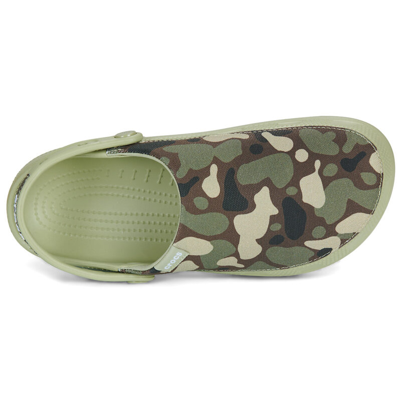 Crocs Classic Crafted Camo Clog Verde Zoccoli Uomo - 6