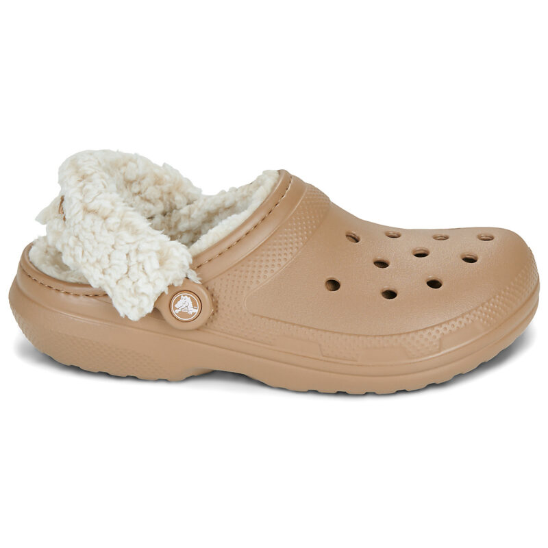 Crocs Classic Fleece Lined Clog Beige Zoccoli Uomo - 2
