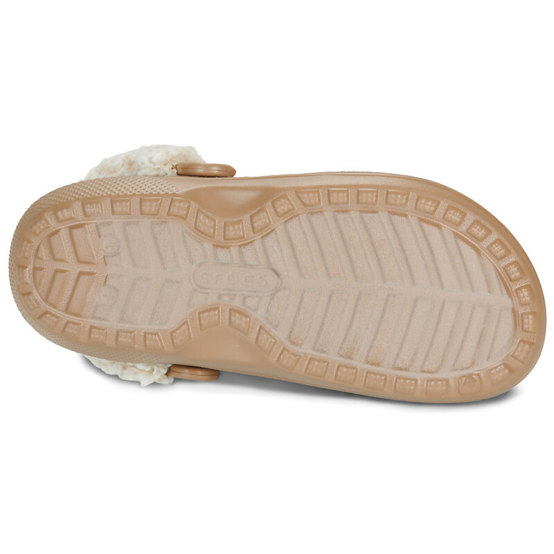 Crocs Classic Fleece Lined Clog Beige Zoccoli Uomo - 7