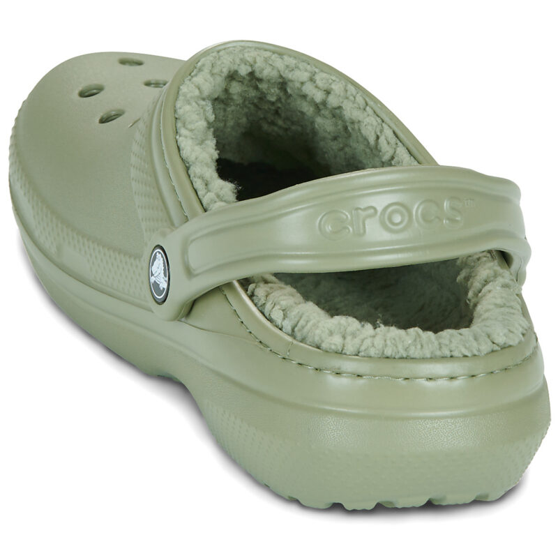 Crocs Classic Lined Clog Kaki Zoccoli Uomo - 5