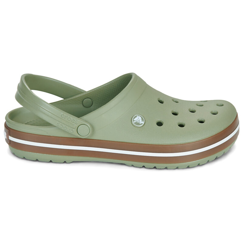 Crocs Crocband Gum Clog Kaki Zoccoli Uomo - 2