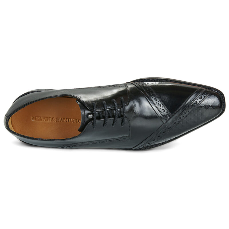 Melvin & Hamilton Elvis 94 Nero Derby Uomo - 6