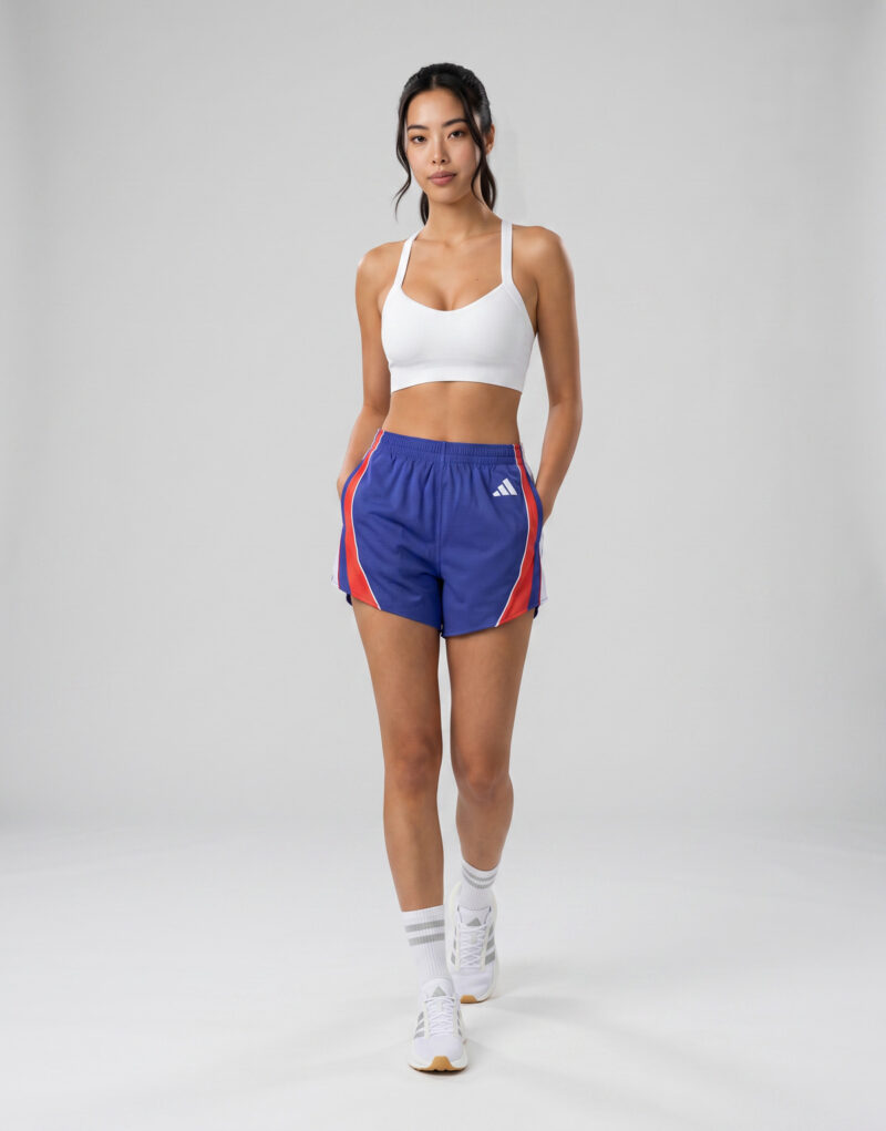 adidas Adizero Archive Running Shorts Blu Shorts Donna - 2
