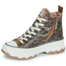 Refresh 173078-LEOPARD Marrone Sneakers alte&nbsp;Donna - 4