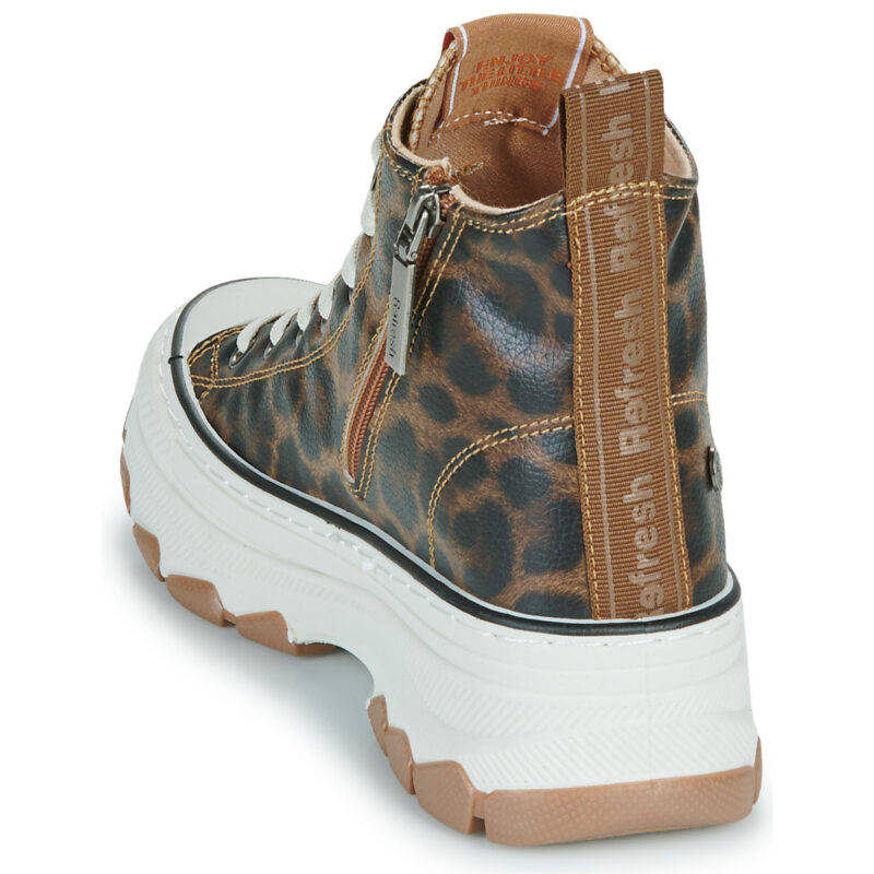 Refresh 173078-LEOPARD Marrone Sneakers alte&nbsp;Donna - 5
